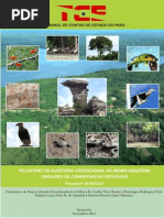 Relatório de auditoria operacional do Tribunal de Contas do Pará sobre a gestão de Unidades de Conservação
