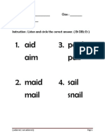 Worksheet Unit 3 Yr 2