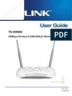 TP Link TD-W8968 - V3 User Guide