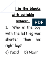 Brave Yazid Questions