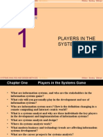 Players in The Systems Game: C H A P T E R