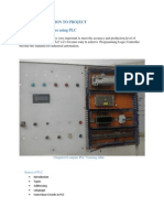 Brief Introduction To Project Automation of Machines Using PLC