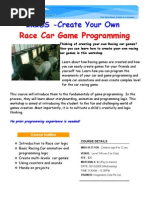 Scratch Racing Car Game Tutorial | PDF | Icon (Computing)