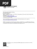 Ingold, Tim. The Temporality of the Landscape