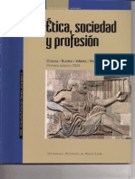 Libro de etica, sociedad y profesión.