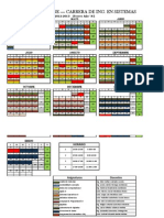 Horario de clases Ing. Sistemas