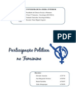 Participação Política No Feminino - Lidia, Rafa, Salvador, Meggie (2014)