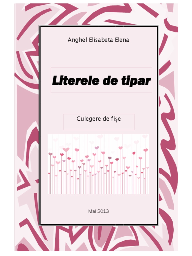 Caiet Scriere Litere Tipar - Site | PDF