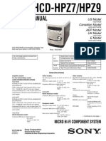 Sony hcd-hpz7 hpz9 Ver-1.1 PDF