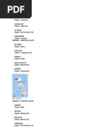 Philippine Regions | PDF | Mindanao | Luzon