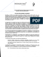 Acta de Conclusiones de la XII Reunión del Comité Sectorial de Medio Ambiente de la UCCI