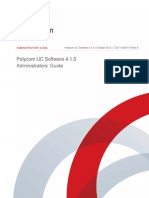POLYCOM MANUAL - Software Admin Guide v4 1 0