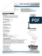 RAM No-Drill Seat Bases RAM No-Drill Seat Bases: RAM-VB-129 & RAM-VB-129-SW1 RAM-VB-129 & RAM-VB-129-SW1