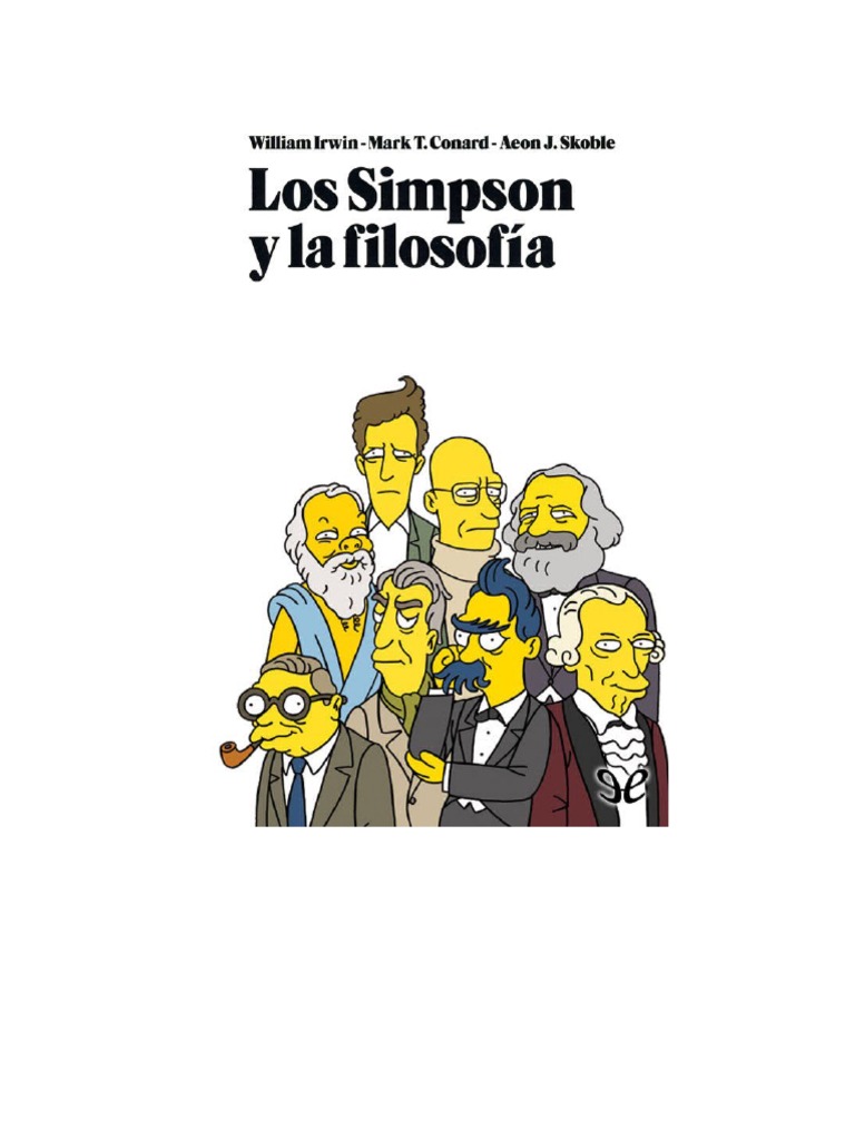 Los Simpson Y La Filosofia PDF Los Simpsons Humor