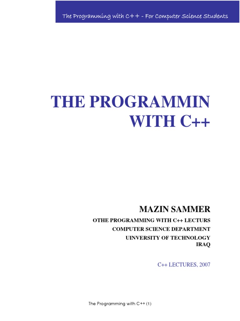 C++ Exercises | PDF | Division (Mathematics) | Parameter (Computer ...