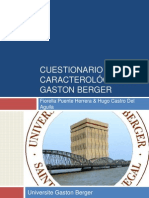 Cuestionario Caracterologico de Gaston Berger Nuevo