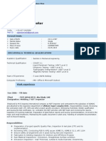 Stanley Arun Prabakar: Educational & Technical Qualifications