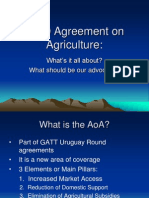 WTO Agreement on Agriculture: Understanding its Impact and Advocating for Reform