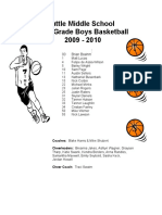 7th Grade Roster 09-10