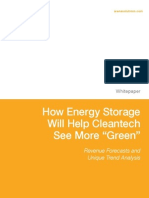 How Energy Storage Will Help See More Green; John Papageorge - Arena Solutions, White Paper 12pp, Dec'2013