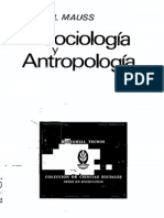 110435225 Durkheim Mauss Sociologia y Antropologia