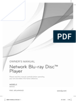 LG Bd550 Use and Care Manual