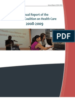 Annual Report of The National Coalition On Health Care