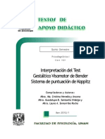 Interpretaci+¦n Test Gest+íltico Visomotor Bender - Heredia y Ancona - Santaella Hidalgo - Somarriba Rocha - TAD - 5-¦ sem