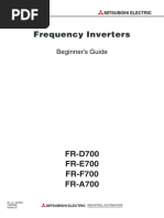 FR-D700,FR-E700,FR-F700, FR-A700 - Beginner's Guide 203603-B (08.08)