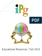 IPG Fall 2014 Educational Resources