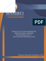 Manual de Conocimientos Bc3a1sicos para Comitc3a9s de Defensa Civil y Oficinas de Defensa Civil