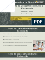 Termo de Consentimento Livre e Esclarecido