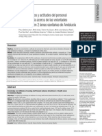 9. Conocimientos y Actitudes Del Personal de Enfª Acerca de Las VA en 2 Areas Sanitarias de Andalucia