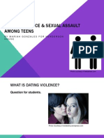 dating violence  sexual assault