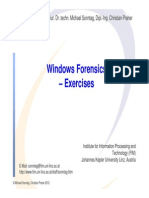 Windows Forensics Exercises