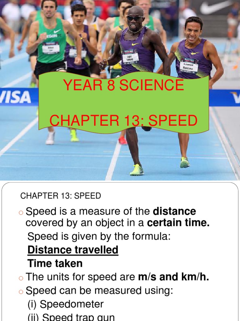 Understanding Speed in Science | PDF | Speed | Classical Mechanics