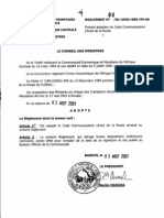 CEMAC - Reglement 2001-04 Code de La Route_2