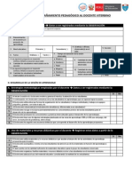 Ficha de Acompañamiento Pedagógico Al Docente