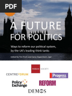 Download A Future for Politics Ways to reform our political system by IPPR SN22516878 doc pdf