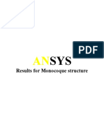 Ansys Code for Monocoque