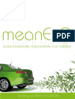MeanEco Environmentally Friendly Taxi Service