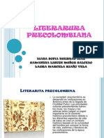 LITERARURA PRECOLOMBIANA