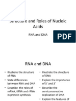 Structure and Roles of Nucleic Acids