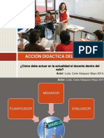 Acción Didáctica Del Docente