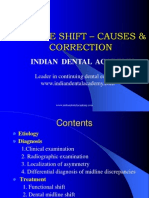 Midline Shift / Orthodontic Courses by Indian Dental Academy