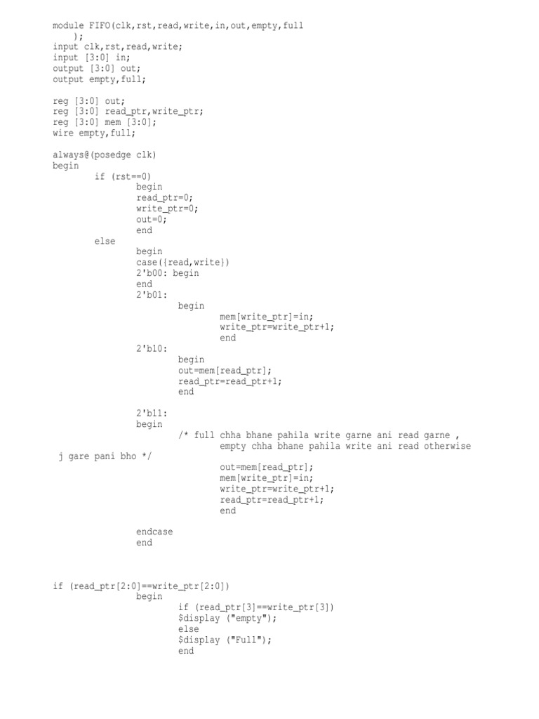 FIFO | PDF | Computer Engineering | Computing