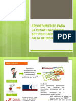 Procedimiento Para La Desafiliación Del Spp Por Causal