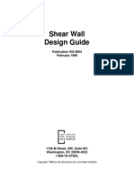 Shear Wall Design Guide