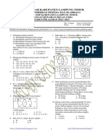 Soal Dan Pembahasan UKK Matematika SMP Kelas 7 Tahun 2013