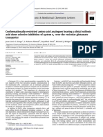 Conformationally Restricted Amino Acid Analogues Bearing a Distal Sulfonic Acid Show Selective Inhibition of System Over the Vesicular Glut